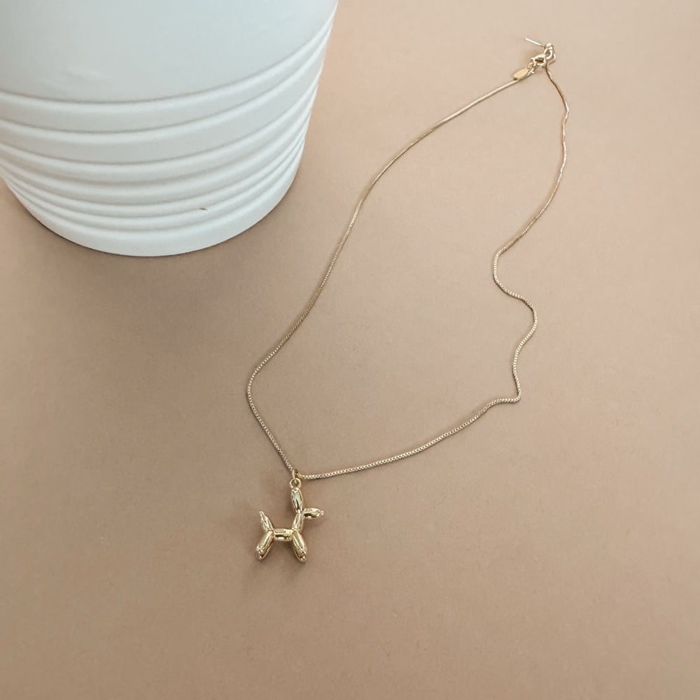Balloon Dog Necklace